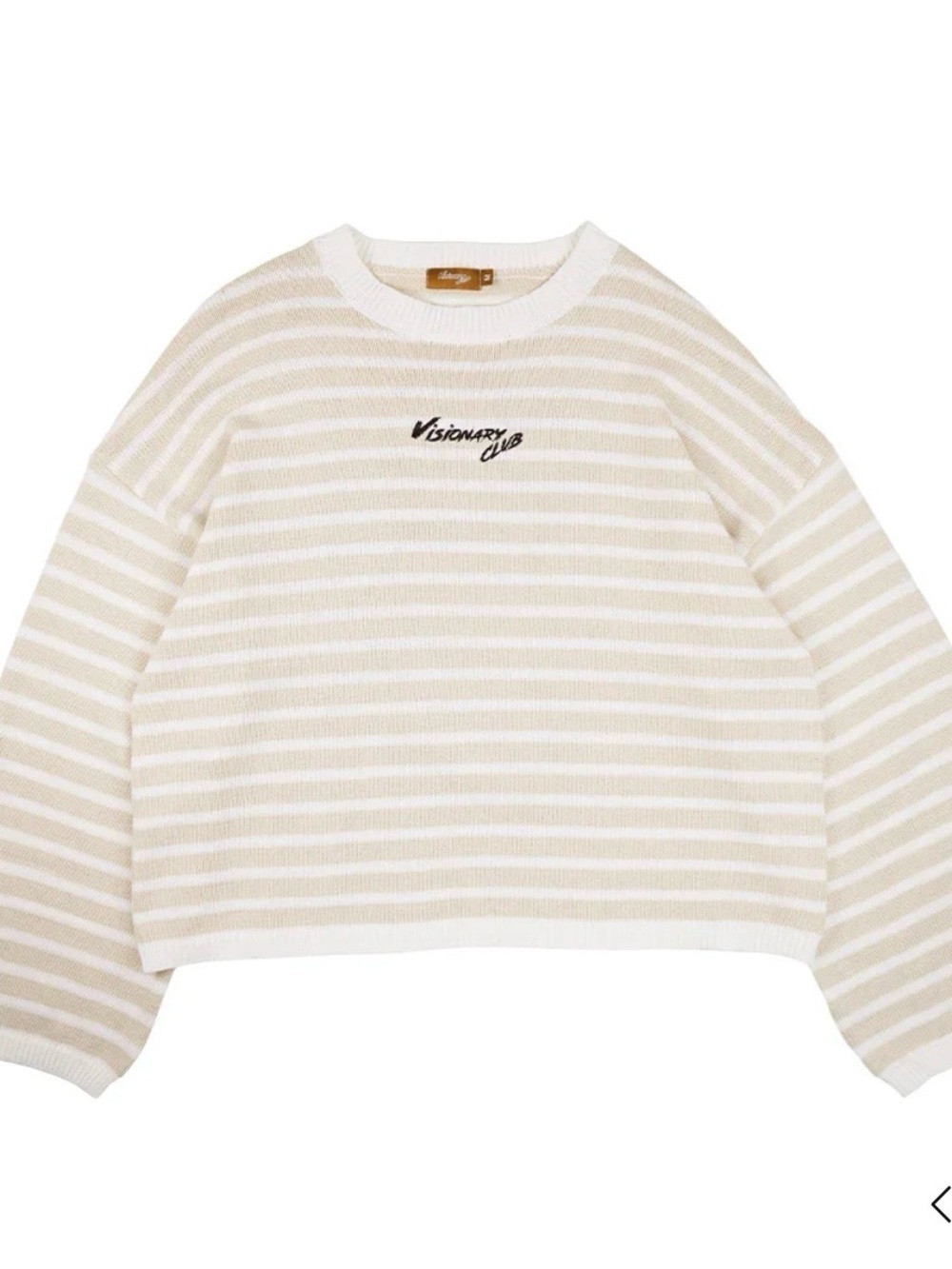 Visionary Club Oversized Knit Crewneck Size M Streetwear Sweater - Picture 2 of 10